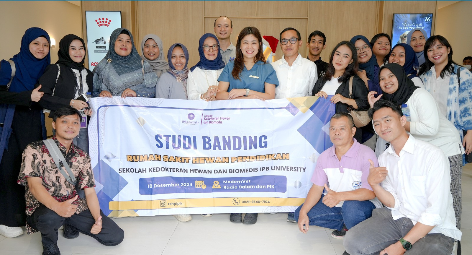Studi Banding RSHP SKHB IPB University ke ModernVet Radio dalam dan ModernVet PIK