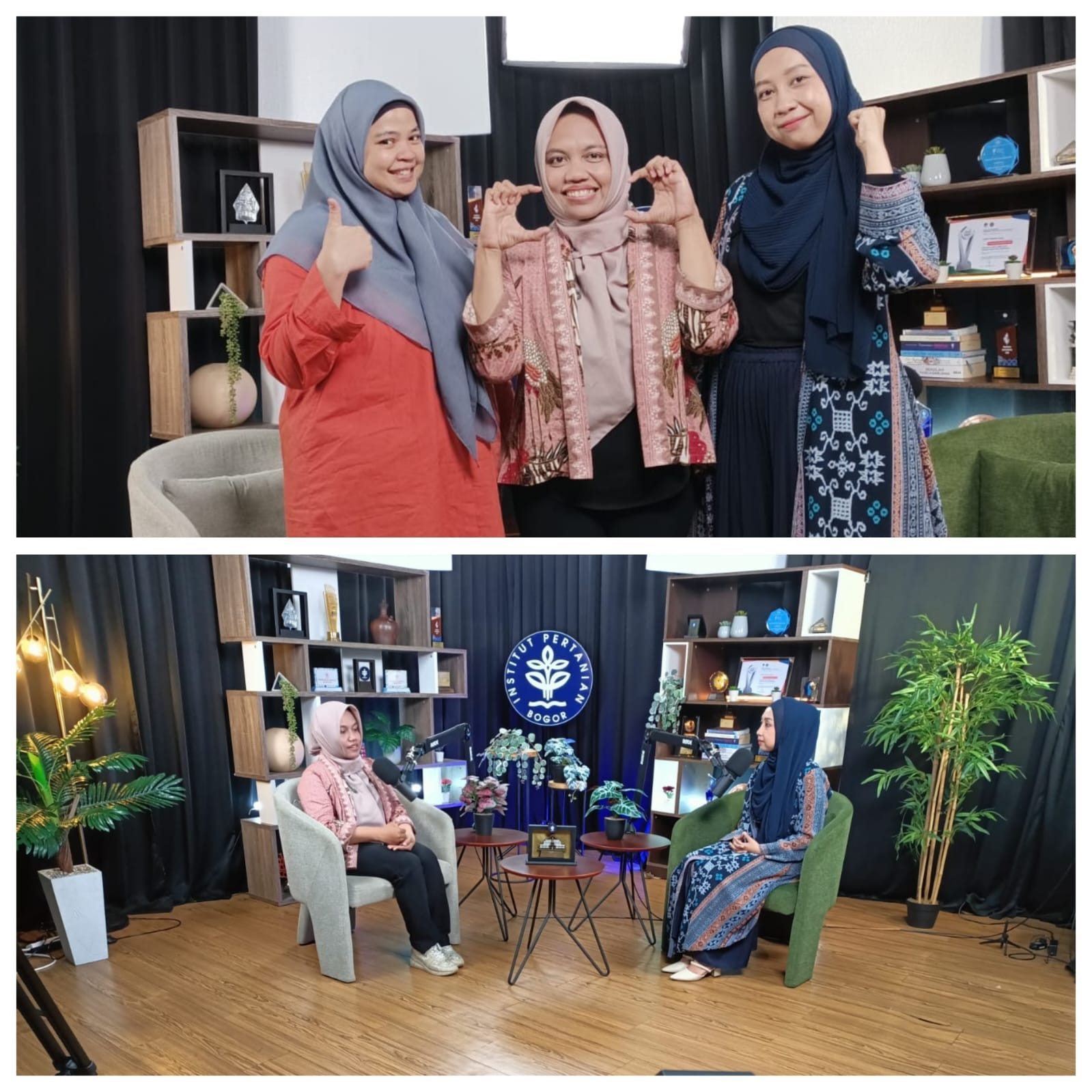 Asisten Direktur Bidang Informasi dan Pengembangan Drh.Leni Maylina, M.Si., Ph.D. hadir dan sharing di IPB Podcast IPB